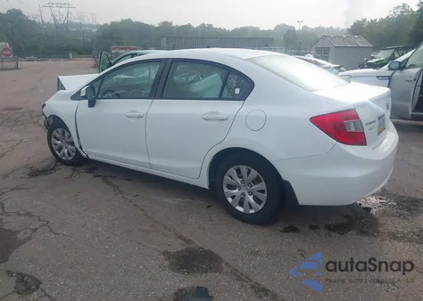 2012 Honda Civic Lx из США, поврежденный, VIN 19XFB2F51CE375104